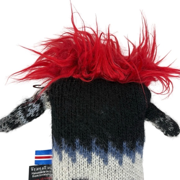 Skrimsli Plush Monster Toy Handmade in Iceland Knit Stuffed Animal Doll - Picture 6 of 10